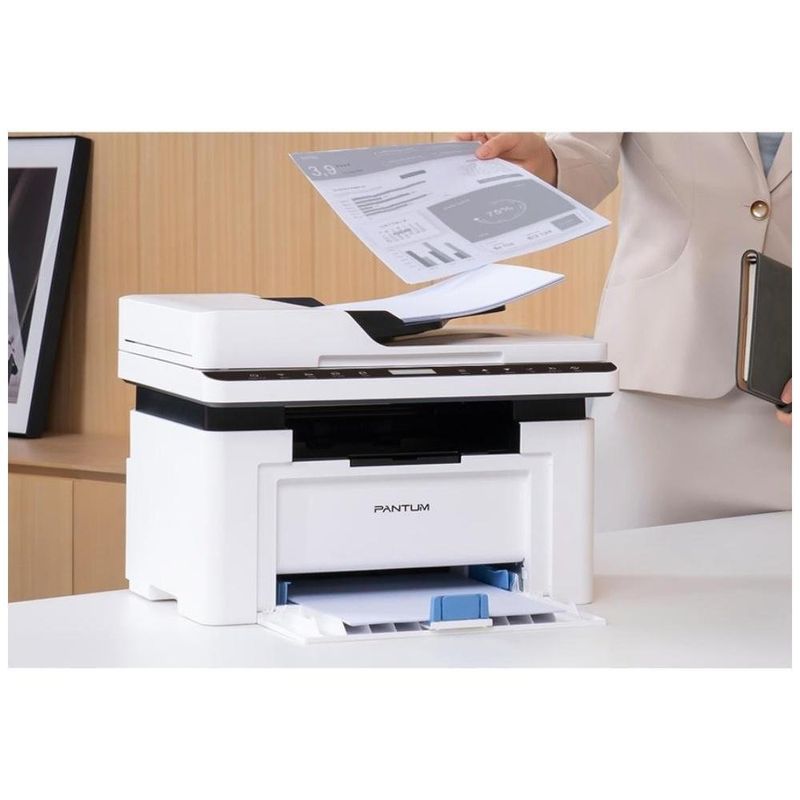impressora multifuncional laser pantum monocromática bm2300aw wi-fi bluetooth 110v (mp)