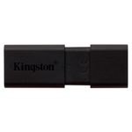 pen drive kingston 64gb usb 3.0 preto dt100g3/64gb (mp)