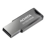 pen drive adata 64gb uv350 usb metálico auv350-64g-rbk (mp)