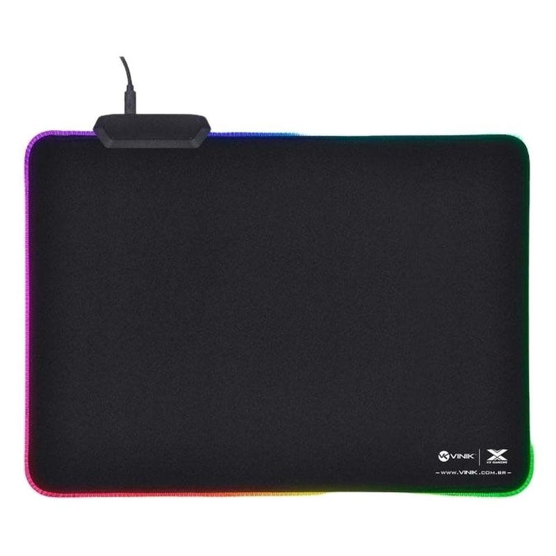 mousepad gamer vinik vx gaming rgb 25x35cm 34684 (mp)