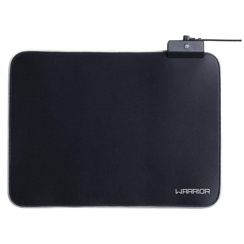 mousepad gamer warrior cronos rgb 24x36cm ac333 (mp)