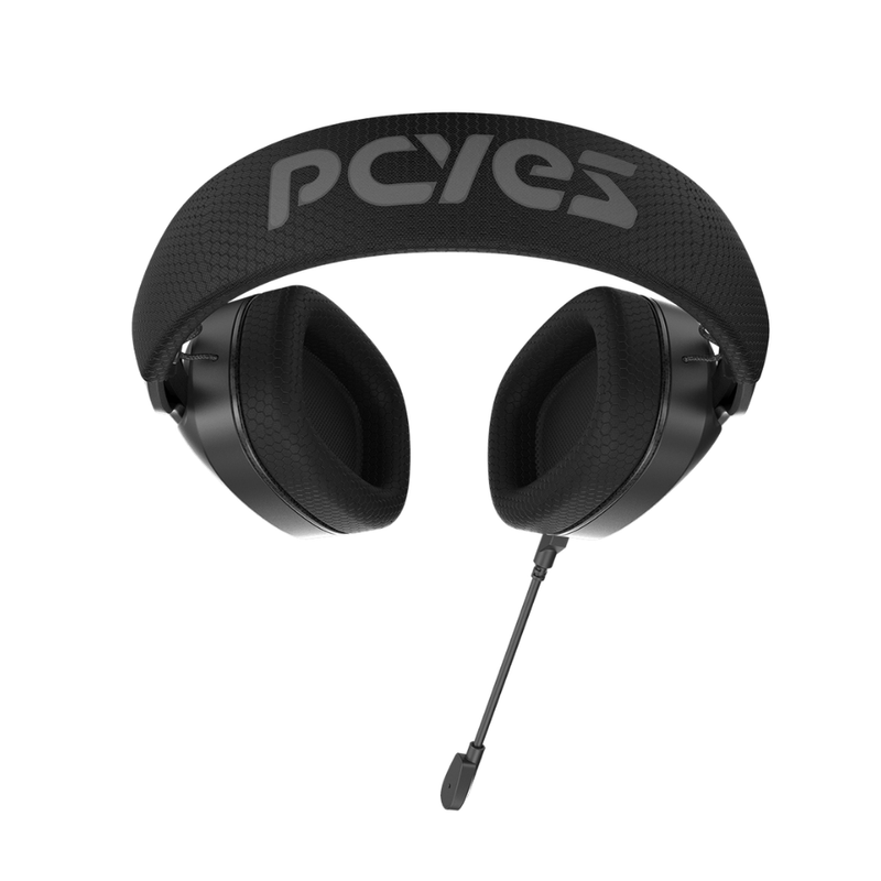 headset gamer pcyes nowy black vulcan usb surround hgnw40bv preto (mp)