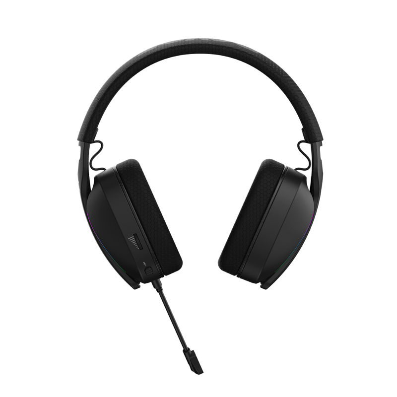headset gamer pcyes nowy black vulcan usb surround hgnw40bv preto (mp)