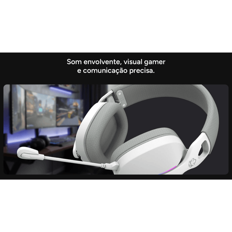 headset gamer pcyes nowy black vulcan usb surround hgnw40bv preto (mp)