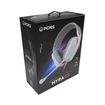 headset gamer pcyes nyra white ghost com fio 3,5mm hgnywg branco (mp)