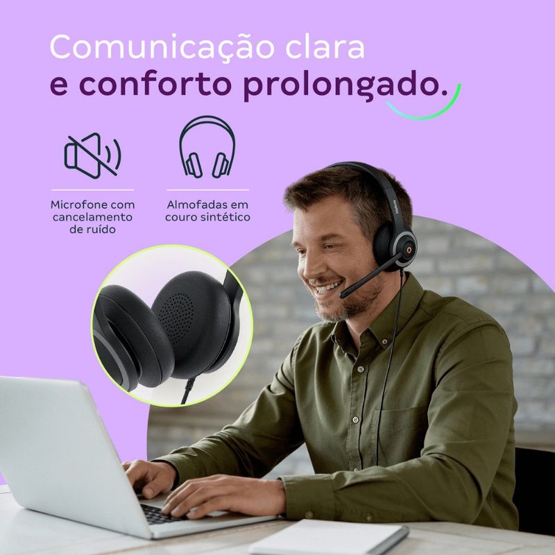 headset intelbras duo usb whs70 4010017 preto (mp)