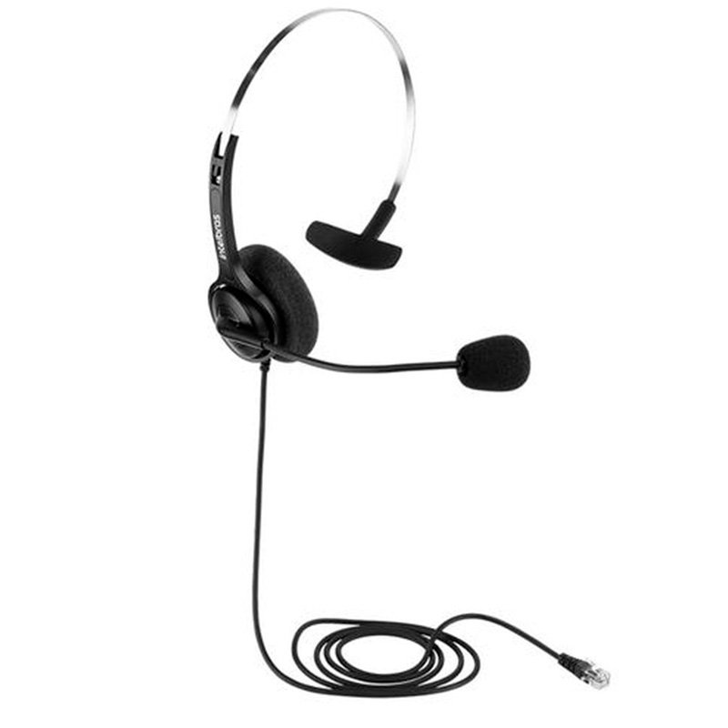headset call center intelbras rj9 chs 40 4010040 preto (mp)