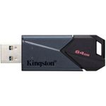 pen drive kingston exodia onix 64gb usb 3.2 dtxon/64gb preto (mp)