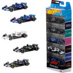 carro hot wheels mini f1 pack com 5 unidades mattel sortido