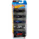 carro hot wheels mini f1 pack com 5 unidades mattel sortido