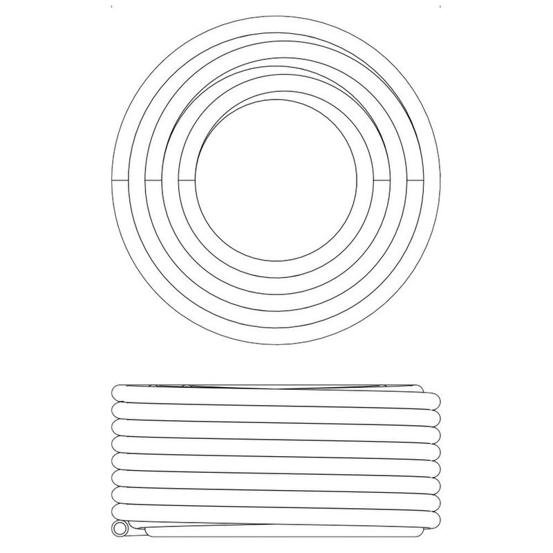 mangueira para jardim tramontina 15 metros pvc 3 camadas com esguicho regulável azul 79157150