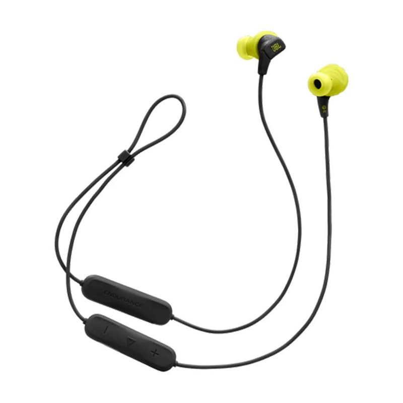 fone de ouvido bluetooth jbl intra auricular endurance run 3 preto e verde (mp)