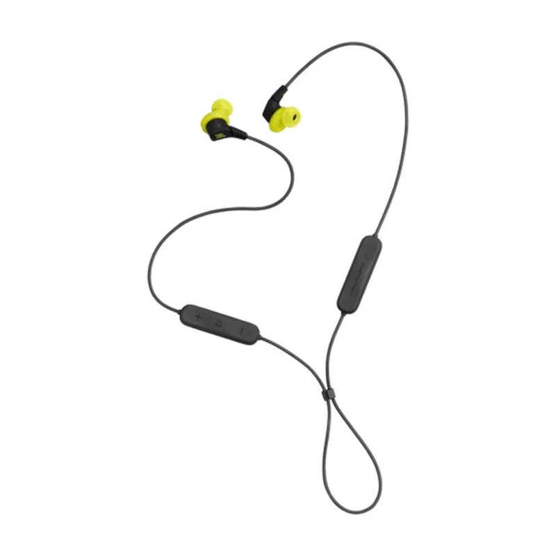 fone de ouvido bluetooth jbl intra auricular endurance run 3 preto e verde (mp)