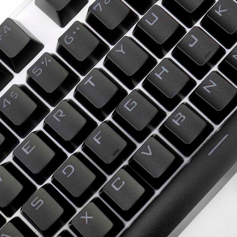 conjunto de teclas keycaps redragon double shot a108 preto (mp)