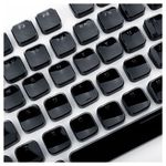 kit de teclas keycaps redragon a107 104 teclas preto (mp)