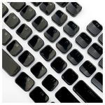 kit de teclas keycaps redragon a107 104 teclas preto (mp)
