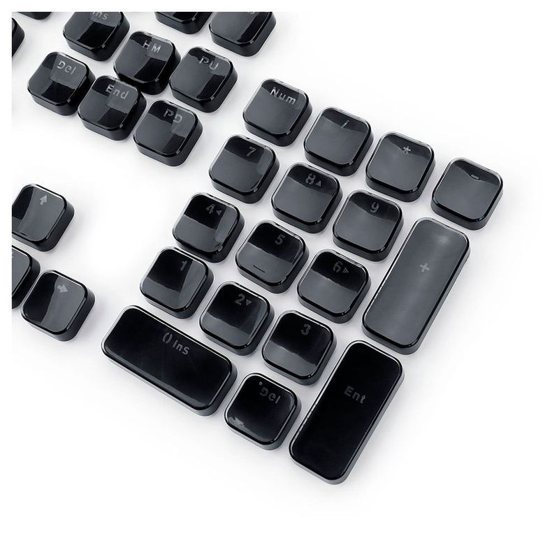kit de teclas keycaps redragon a107 104 teclas preto (mp)