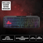 teclado gamer acer nitro nkw100 rgb usb preto gp.kbd11.05f750 (mp)
