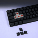 teclado gamer mecânico fantech atom61 mk211 60% rgb switch red preto (mp)
