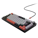 teclado gamer mecânico pcyes arkeum 75% black vulcan switch red akbv75rbr (mp)