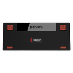 teclado gamer mecânico pcyes arkeum 75% black vulcan switch red akbv75rbr (mp)