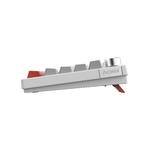 teclado gamer mecânico pcyes arkeum 75% white ghost switch red akwg75rbr (mp)
