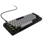 teclado gamer mecânico pcyes mecka 65% black vulcan switch red tpmkbvrd (mp)