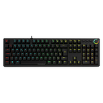 teclado gamer mecânico pcyes zecky switch red black vulcan ptzkbvrd (mp)