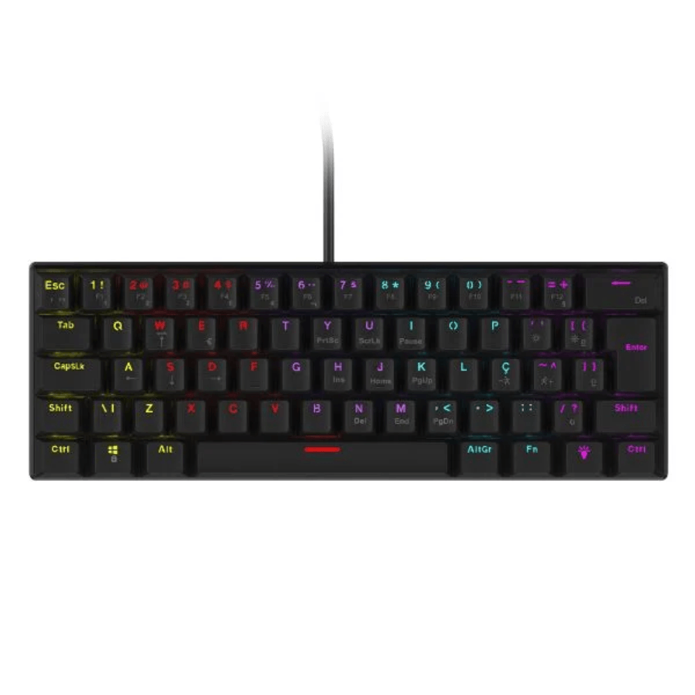 Teclado Gamer Mecânico Vinik 60% RGB Switch Blue ANIHIBKBL (MP)