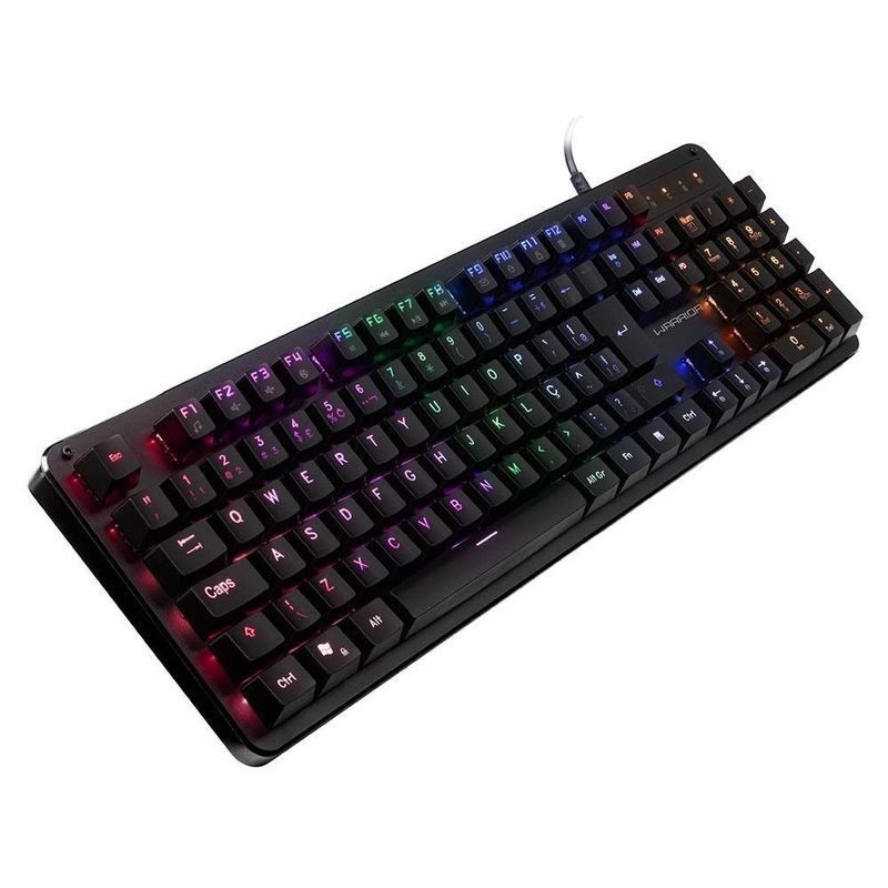 teclado gamer mecânico warrior dunky switch red tc282 (mp)