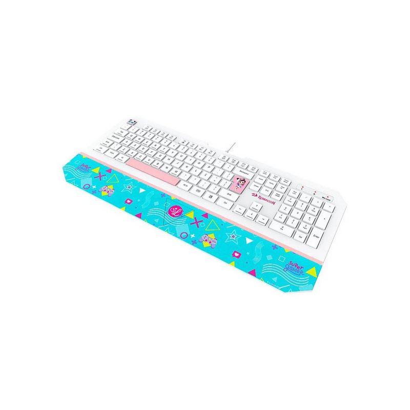 teclado gamer membrana redragon luluca rgb l502 (mp)