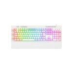 teclado gamer membrana redragon shiva rgb k512wp rosa e branco (mp)