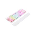 teclado gamer membrana redragon shiva rgb k512wp rosa e branco (mp)