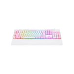 teclado gamer membrana redragon shiva rgb k512wp rosa e branco (mp)