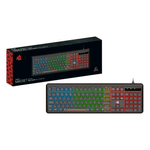teclado gamer multimídia knup rgb kp-te130 (mp)