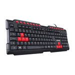 teclado gamer vinik vx gaming dragon v2 abnt2 gt100 preto e vermelho (mp)