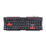 teclado gamer vinik vx gaming dragon v2 abnt2 gt100 preto e vermelho (mp)