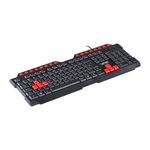 teclado gamer vinik vx gaming dragon v2 abnt2 gt100 preto e vermelho (mp)