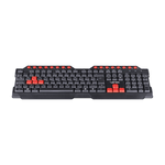 teclado gamer vinik vx gaming dragon v2 abnt2 gt100 preto e vermelho (mp)