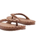 sandália feminina nº37/38 brizza arezzo marrocos marrom (mp)