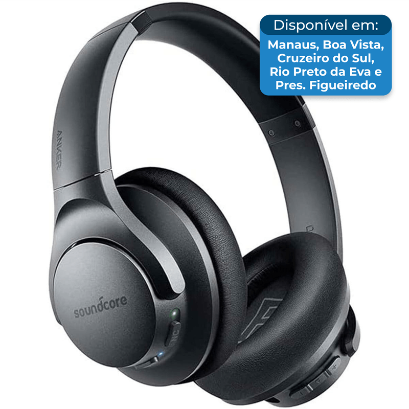Headphone Soundcore Anker Bluetooth Preto