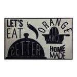tapete para cozinha kapazi gourmet eat 50x80cm preto (mp)