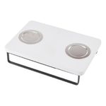 suporte de copos para sofá hm diva 25cm branco (mp)
