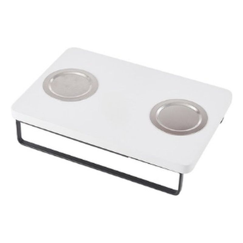 suporte de copos para sofá hm diva 25cm branco (mp)