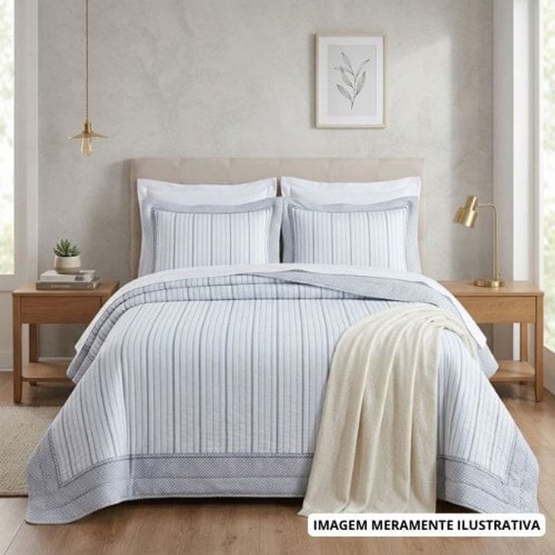 jogo de cama casal 4 peças buddemeyer percalle vicky 140x190cm (mp)