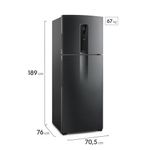 geladeira electrolux frost free inverter 480l efficient autosense smartbivolt duplex it70b inox