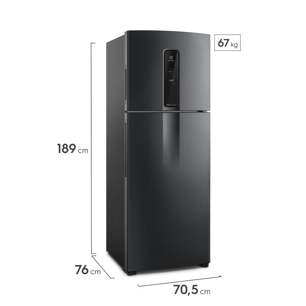 Geladeira Electrolux Frost Free Inverter 481 Litros Efficient com