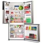 geladeira electrolux frost free french door inverter 590l autosense 127v inox im8s