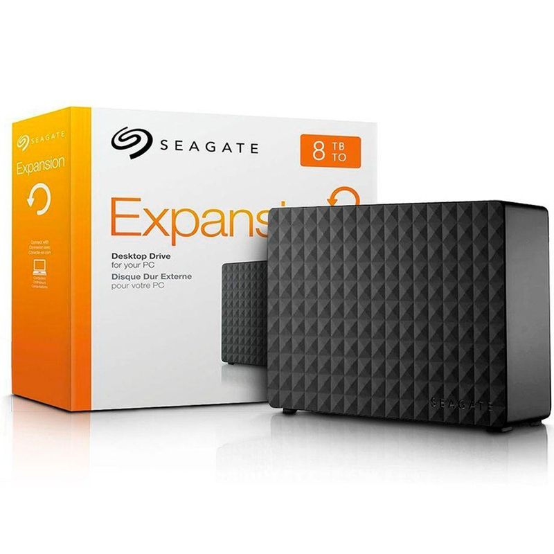 hd externo seagate expansion usb 3.0 8tb preto steb8000100 (mp)
