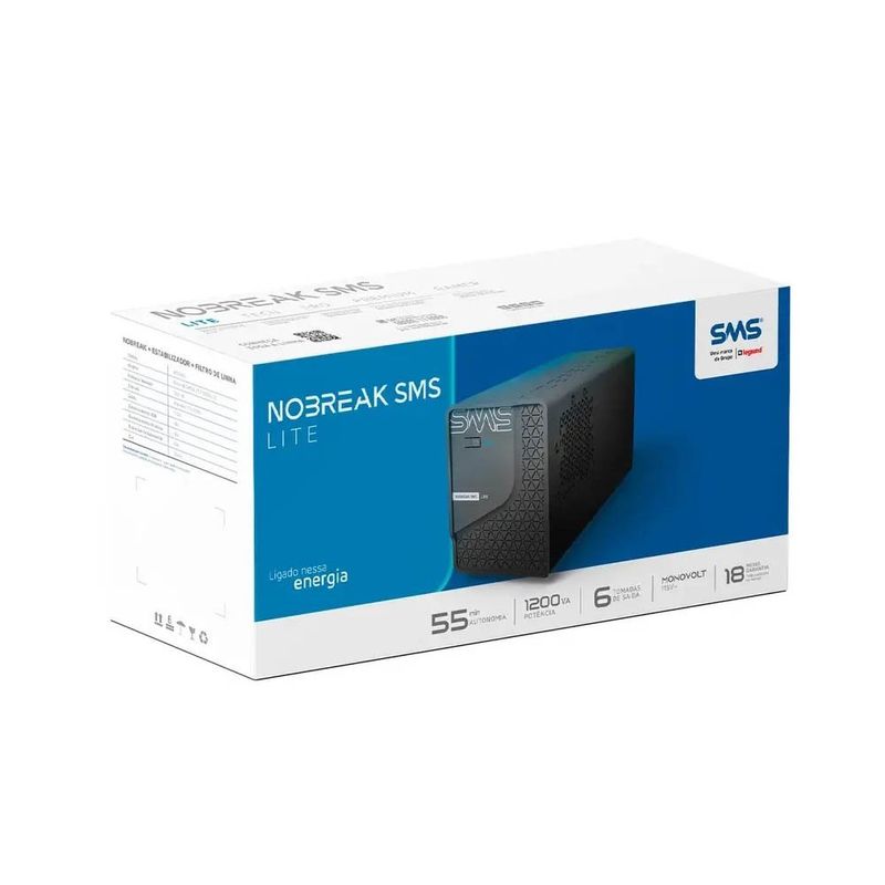 nobreak sms lite 1200va entrada 110v saída 110v 29203 (mp)